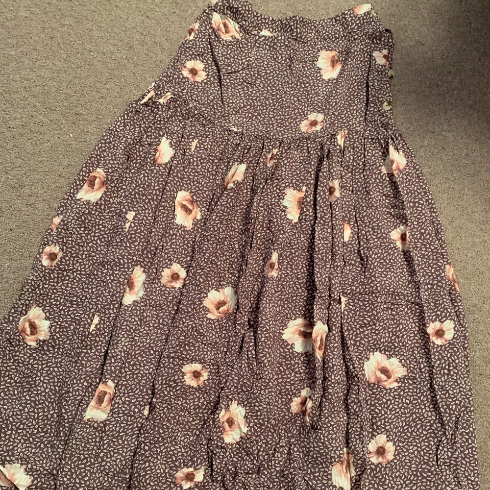 Flower maxi skirt